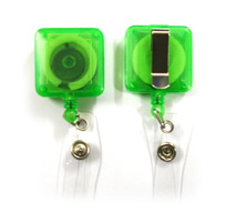 Square Clip Badge Reel